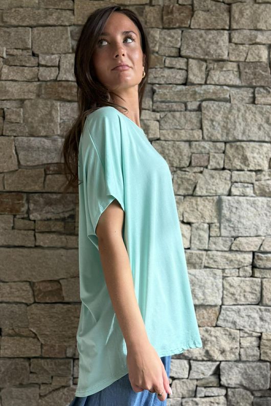 Made in Italy Perfect Tee Mint Cream 